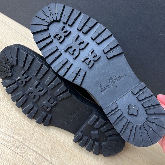 SAM EDELMAN Laurs Platform Lug Sole Loafer Black Size 10 US EUC - Picture 10 of 10